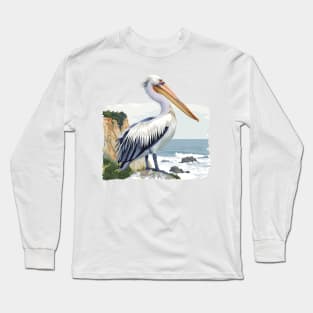 Pelican Art Long Sleeve T-Shirt